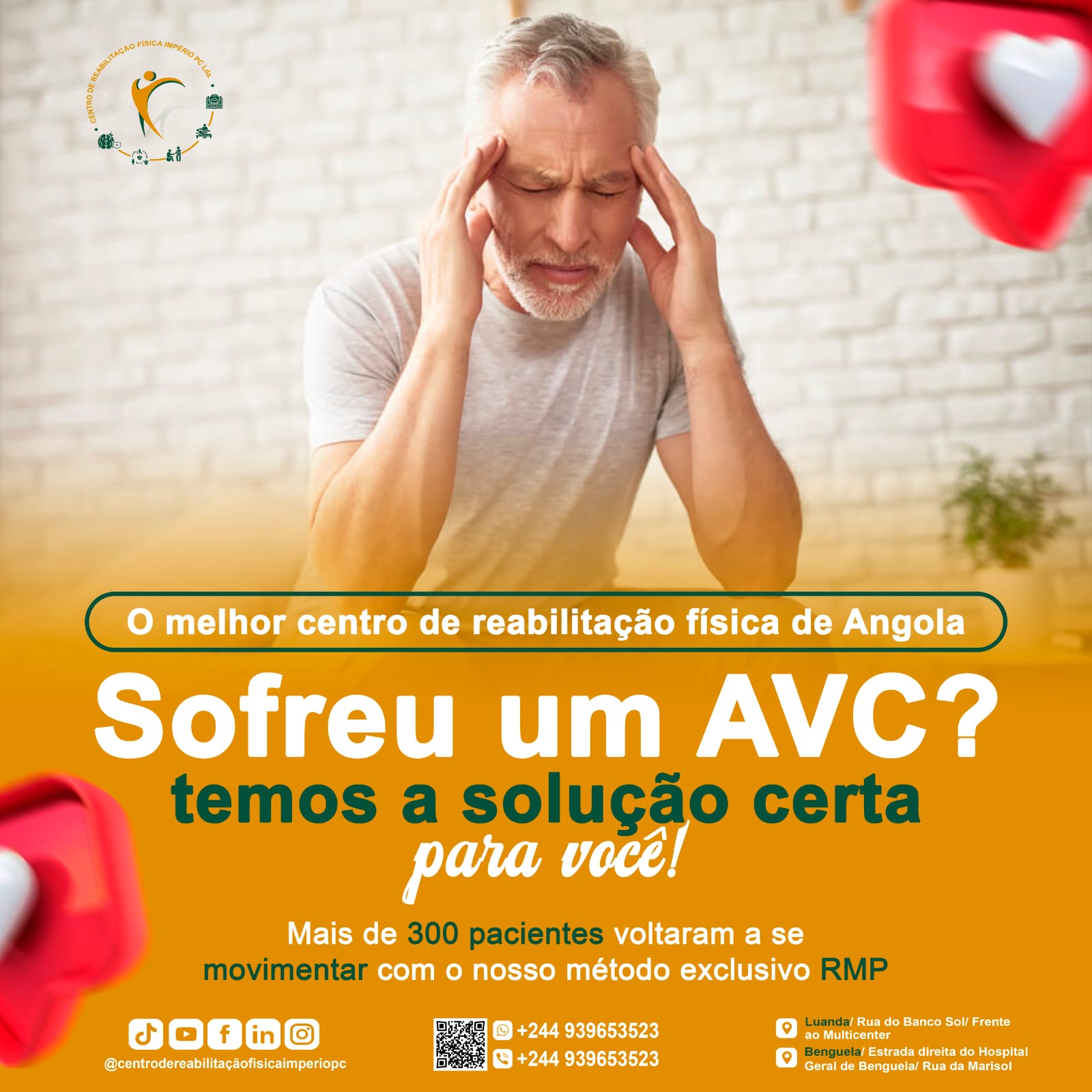 Sofreu um AVC? Temos a solução certa para você!